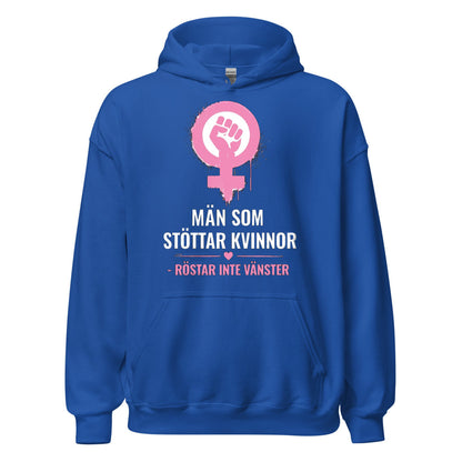Män som stöttar kvinnor – röstar inte vänster | Hoodie